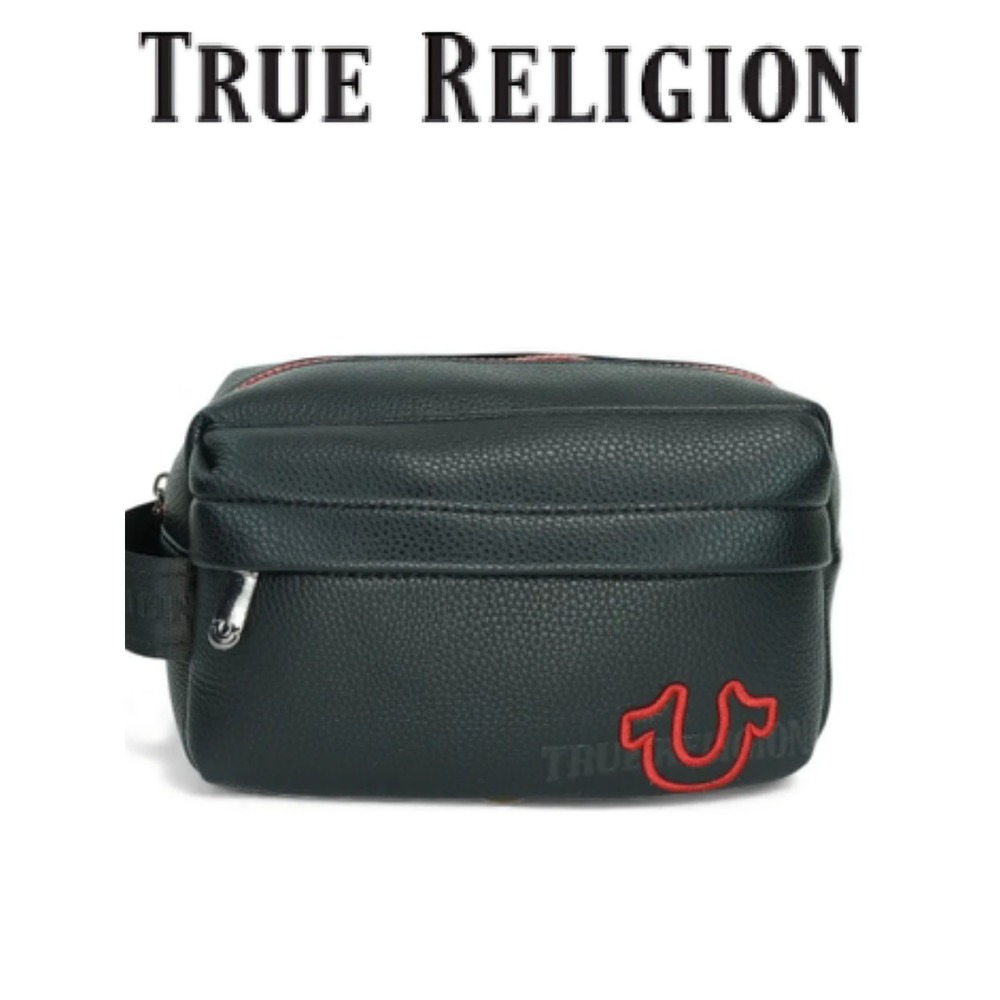 True Religion Quadry Horseshoe Logo Dopp Bag
